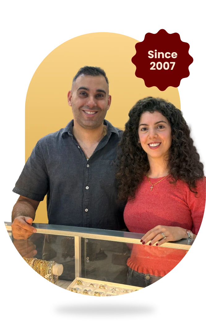 The Gold King team at the store counter